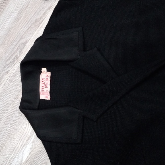 Italian Pavilian Wool Classic Black Women's Jacket - Picture 13 of 14